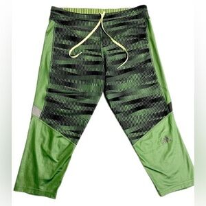 Adidas Adistar Green Sport Capri Size Medium